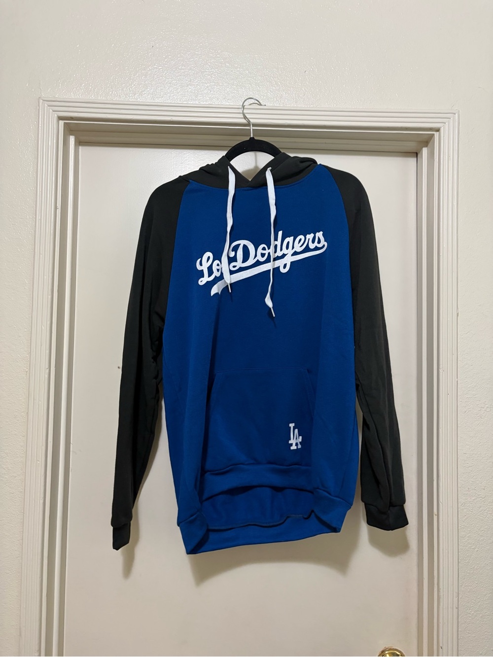 LOS ANGELES DODGERS BLUE & BLACK PULLOVER HOODIE XL